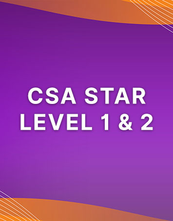 CSA STAR Level 1 & 2